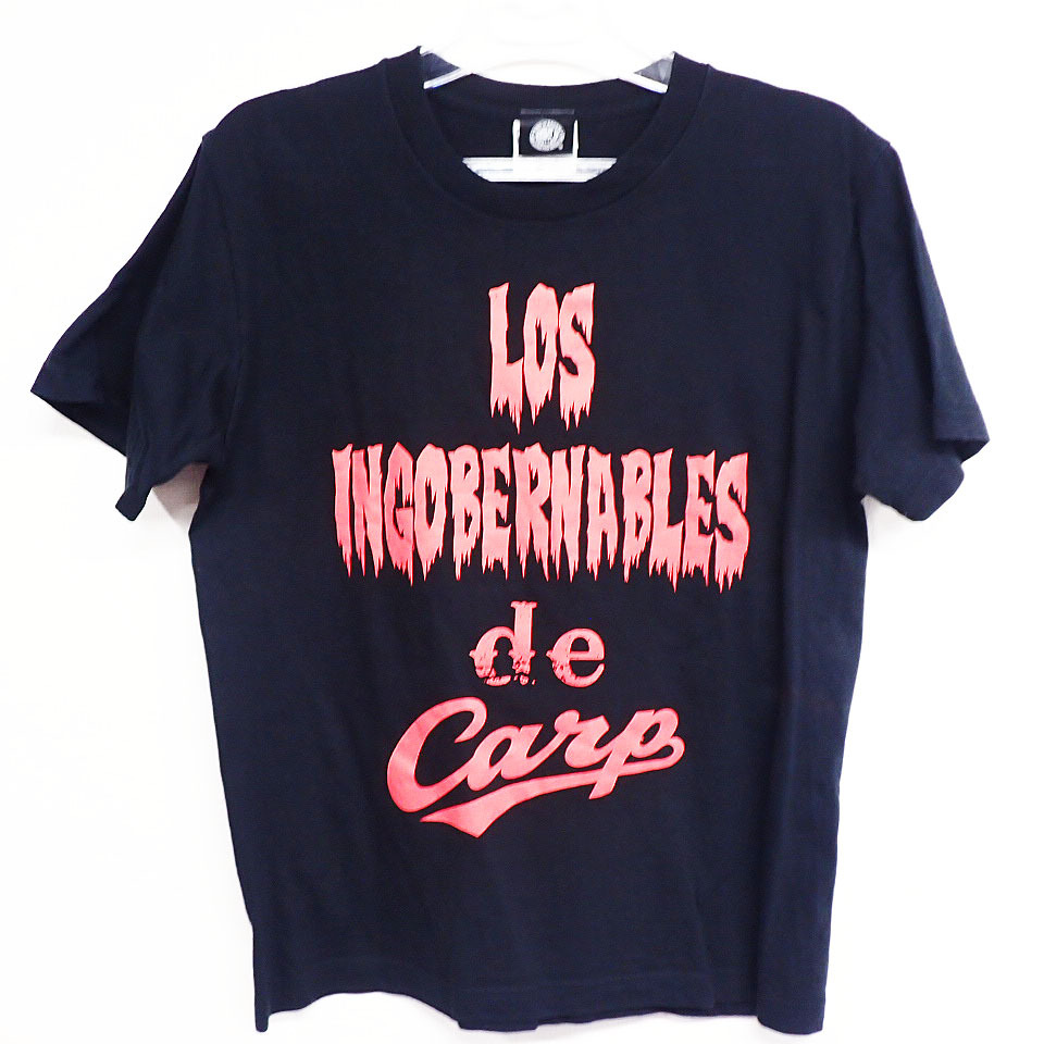 ggn3552【新日本プロレス グッズ】内藤哲也 Tシャツ★Mサイズ★ブラック★広島カープ/Carp L・I・J LOS INGOBERNABLES de JAPON ロスインゴ
