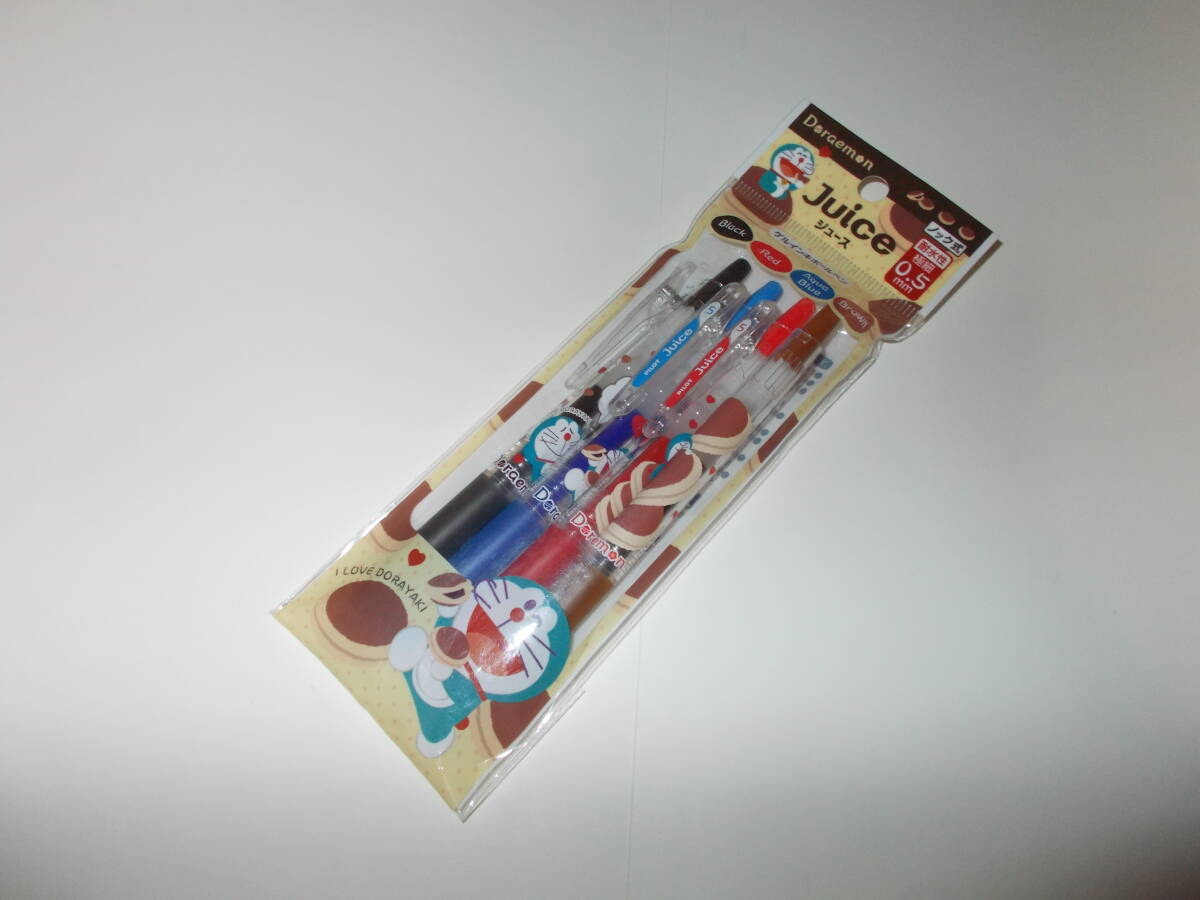 ●パイロット ジュース 4色セット ドラえもんゲルインキボールペン 0.5㎜●