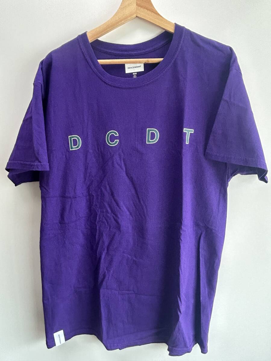 DESCENDANT ディセンダント 半袖 ロゴ Tシャツ 3 パープル