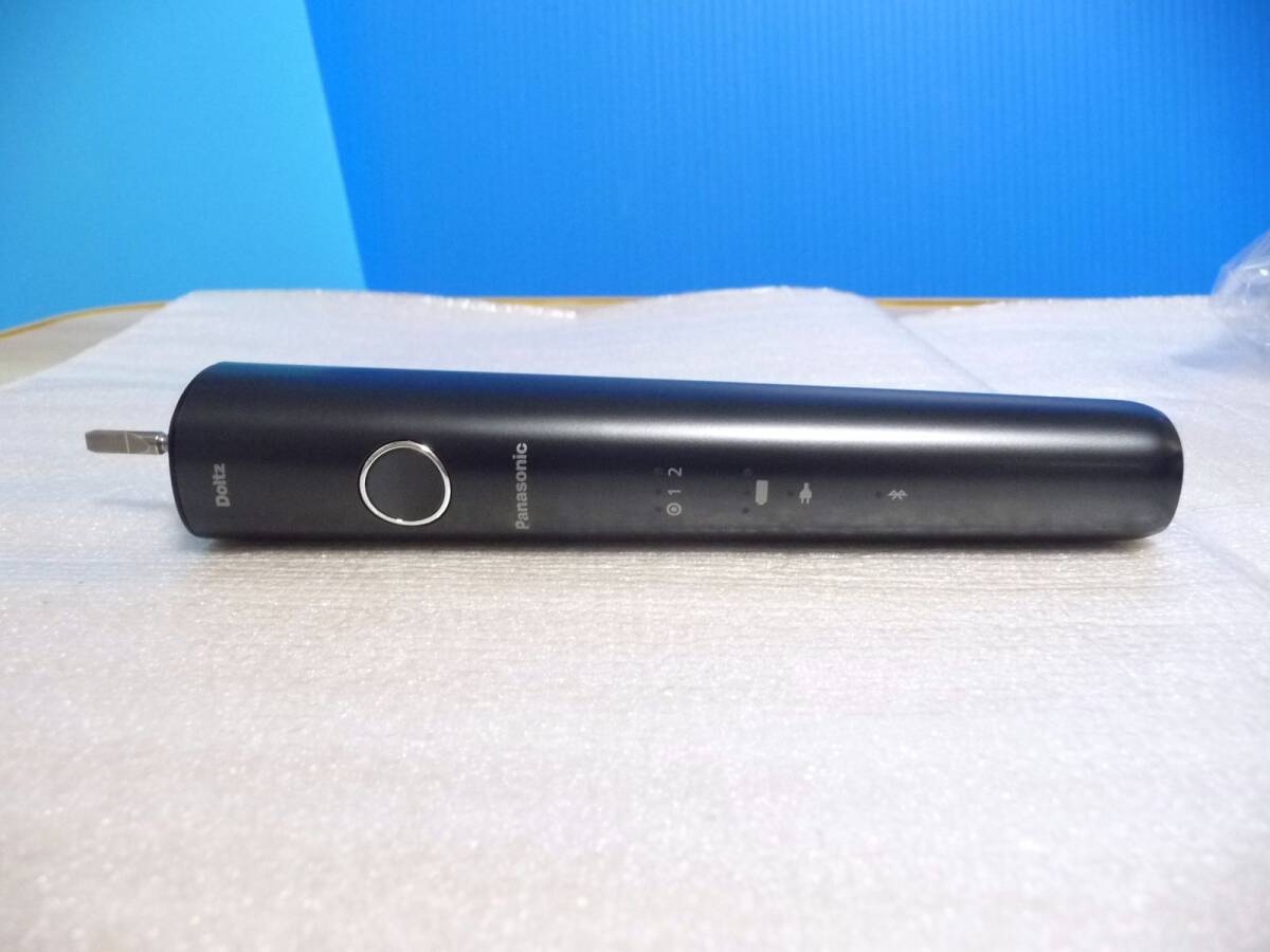◆ほぼ新品(展示品/元箱なし) Panasonic パナソニック 音波振動ハブラシ ドルツ EW-DT52-K [Bluetooth搭載/旧製品最上位モデル/ブラック] 