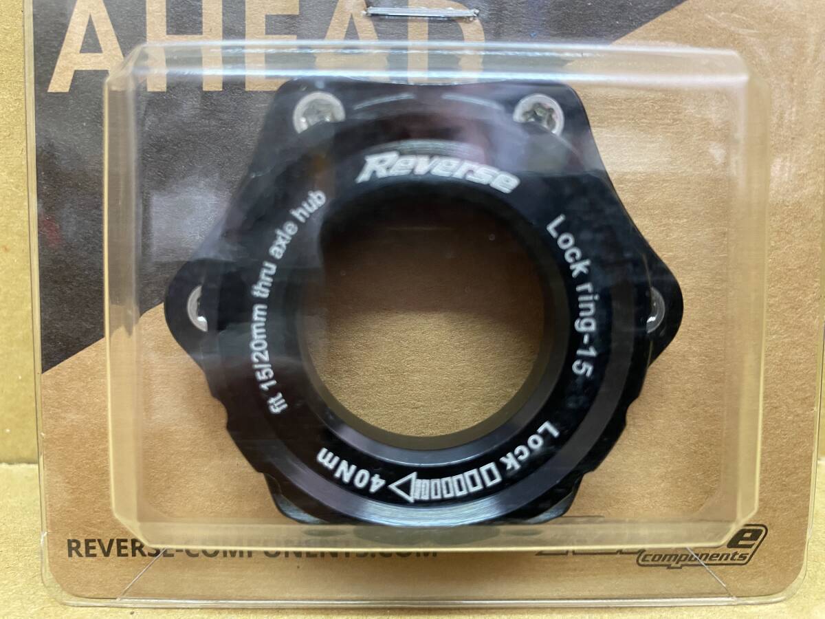 Reverse components リバースコンポーネンツ　 センターロックアダプター　ブラック　2個セット　新品未使用　正規品
