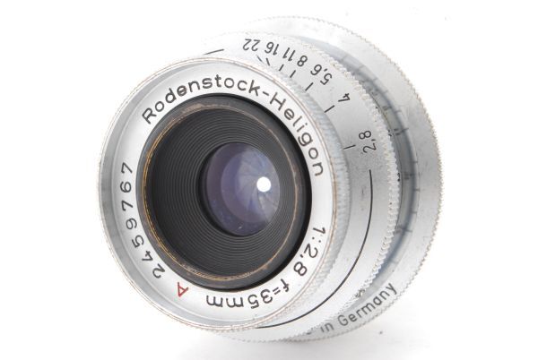 [C Normal] Rodenstock Heligon A 35mm f/2.8 Lens for Leica L39 From JAPAN 9360