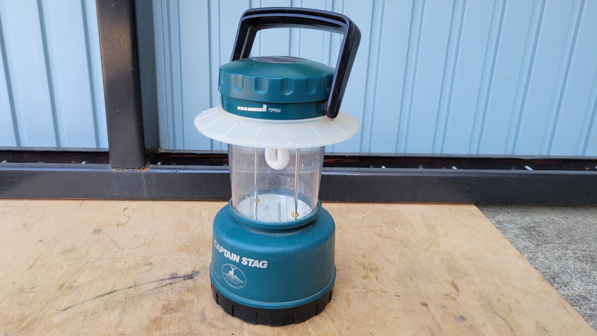 CAPTAIN STAG LEDランタン ランタン キャンプ アウトドア ソロキャンプ 実働