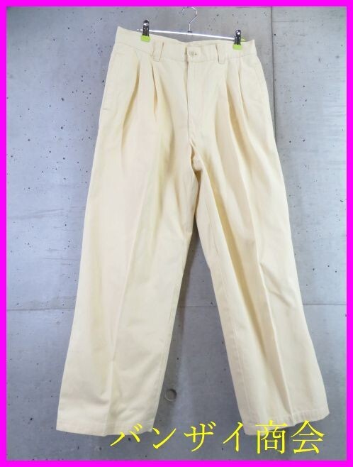 001m99◆日本製◆79cm◆PEARLY GATES パーリーゲイツ コットンパンツ 3/ゴルフジャケット/ポロシャツ/ニットセーター/マスターバニー