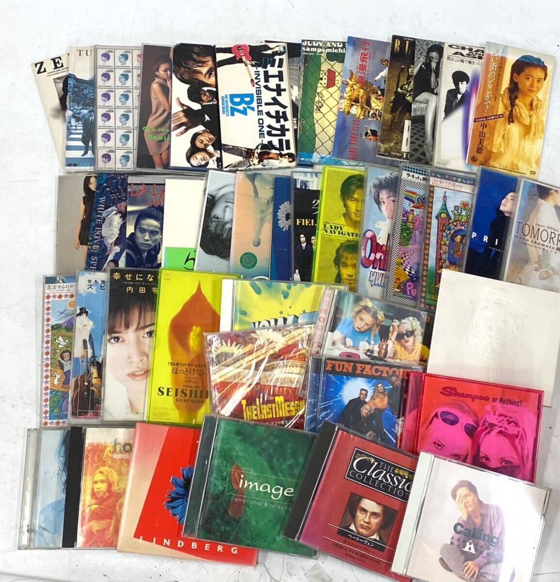 B‘z SPEED 中山美穂 浪漫飛行 スピッツ LINDBERG ベートーヴェン 等 CD まとめセット tn122402