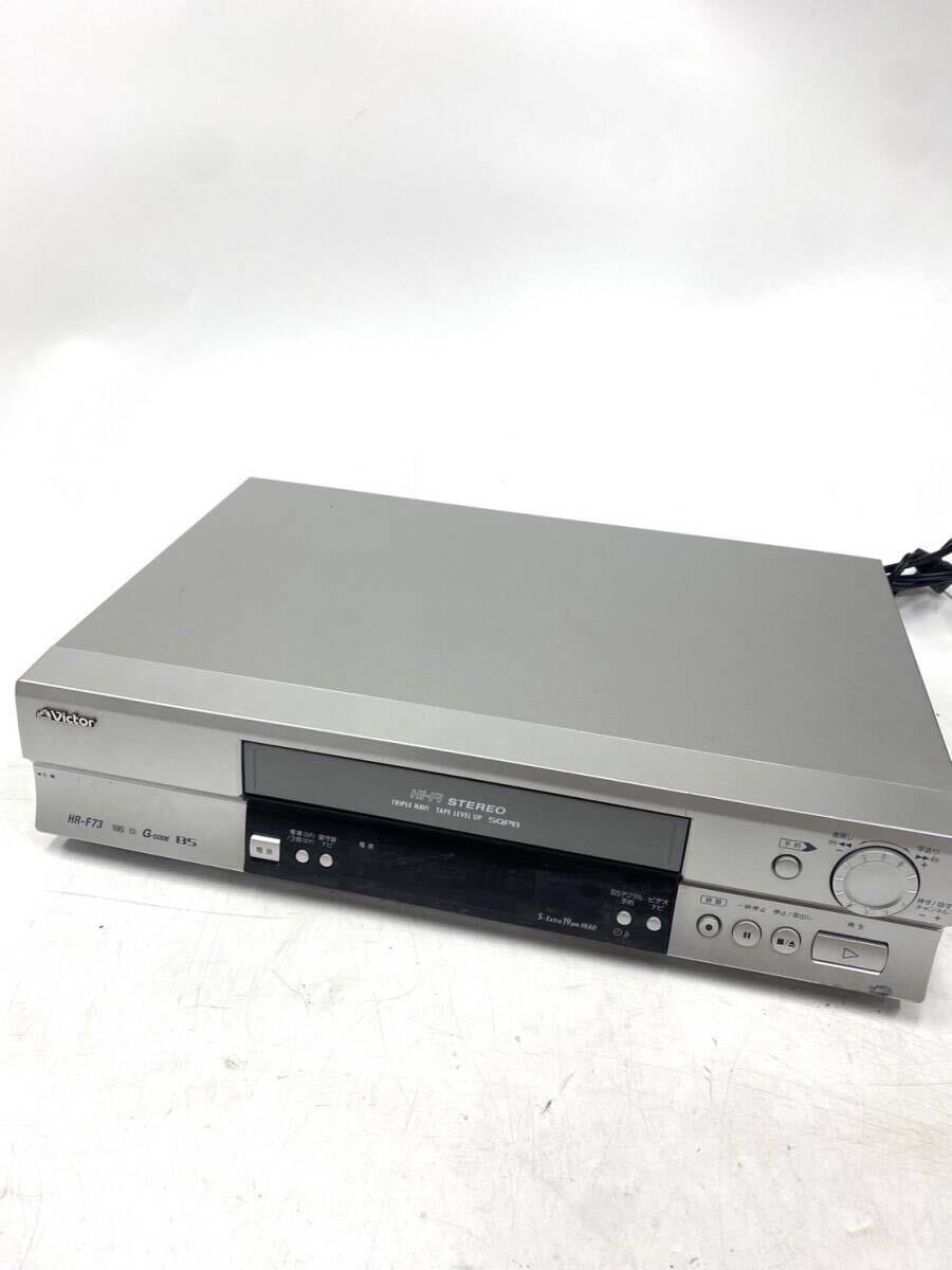 Victor JVC ビクター VHS ビデオデッキ HR-F73 ビデオカセットレコーダー 通電確認済み mt113002