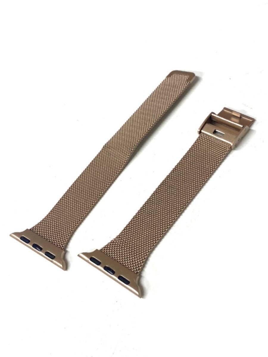 極美品 RELAX Apple Watch バンド アップルウォッチ ベルト レディース ピンクゴールド 38mm-41mm ss122210
