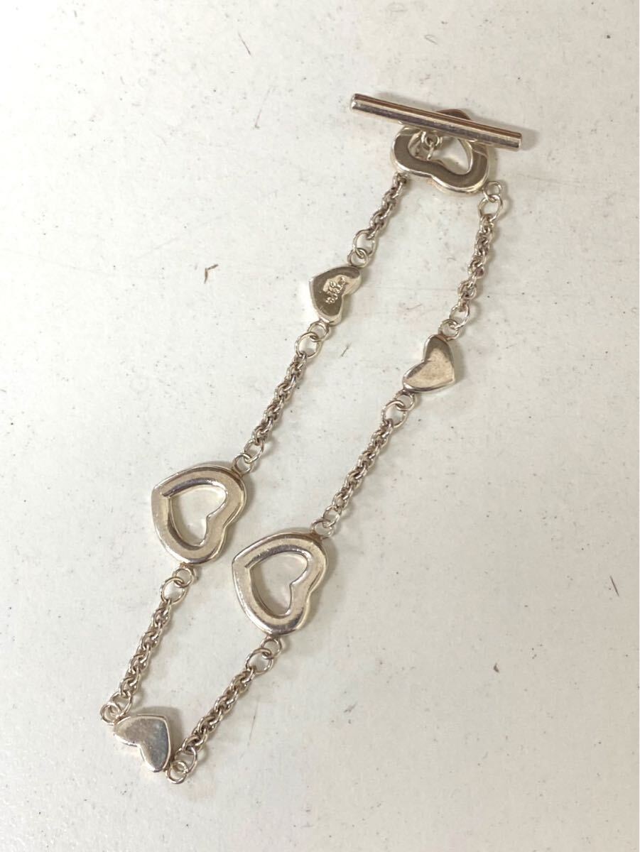 TIFFANY＆Co ティファニー ハートリンク ラリアット SV SILVER 925 ブレスレット アクセサリー レディース シルバー