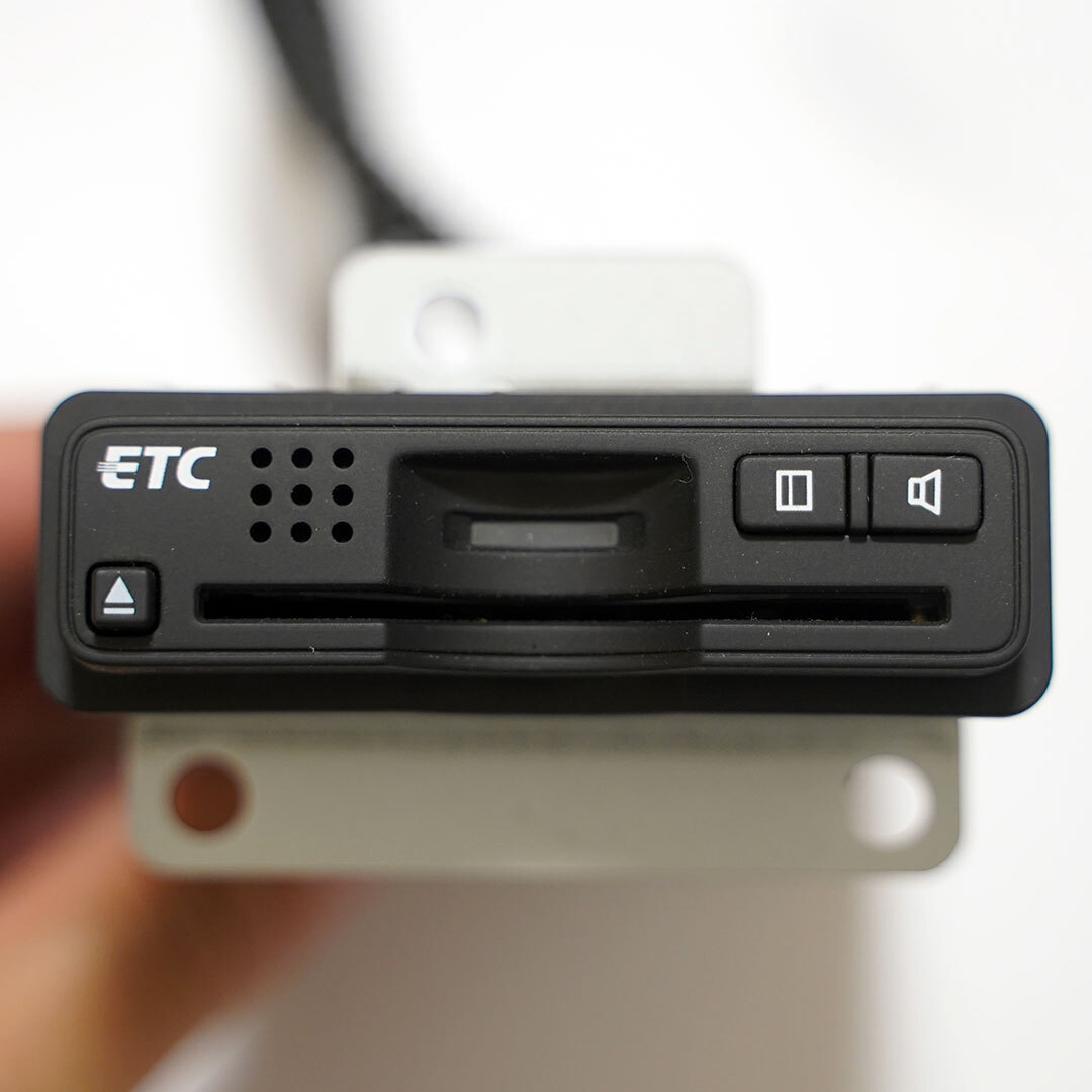 超美品☆ETC車載器　三菱電器　EPH01　ホンダ純正ビルトインETC　フィット（GE6）内装パネル＆ハーネス付き　 | 送料無料