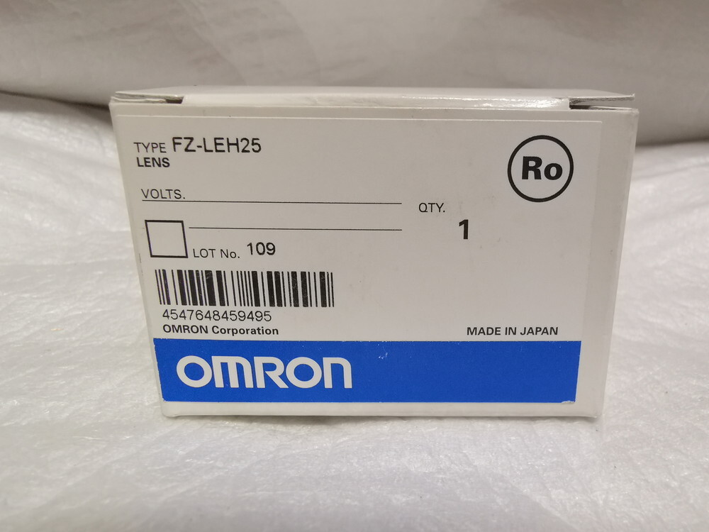 ★新品★ Omron FZ-LEH25 25mm F1.4 高解像度低歪み Cマウントレンズ (同Keyence CA-LH25とKowa LM25JC1MS) 複数有
