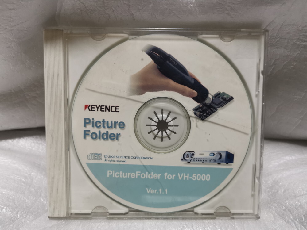 Keyence ソフトCD PictureFolder for VH-5000 Ver1.1