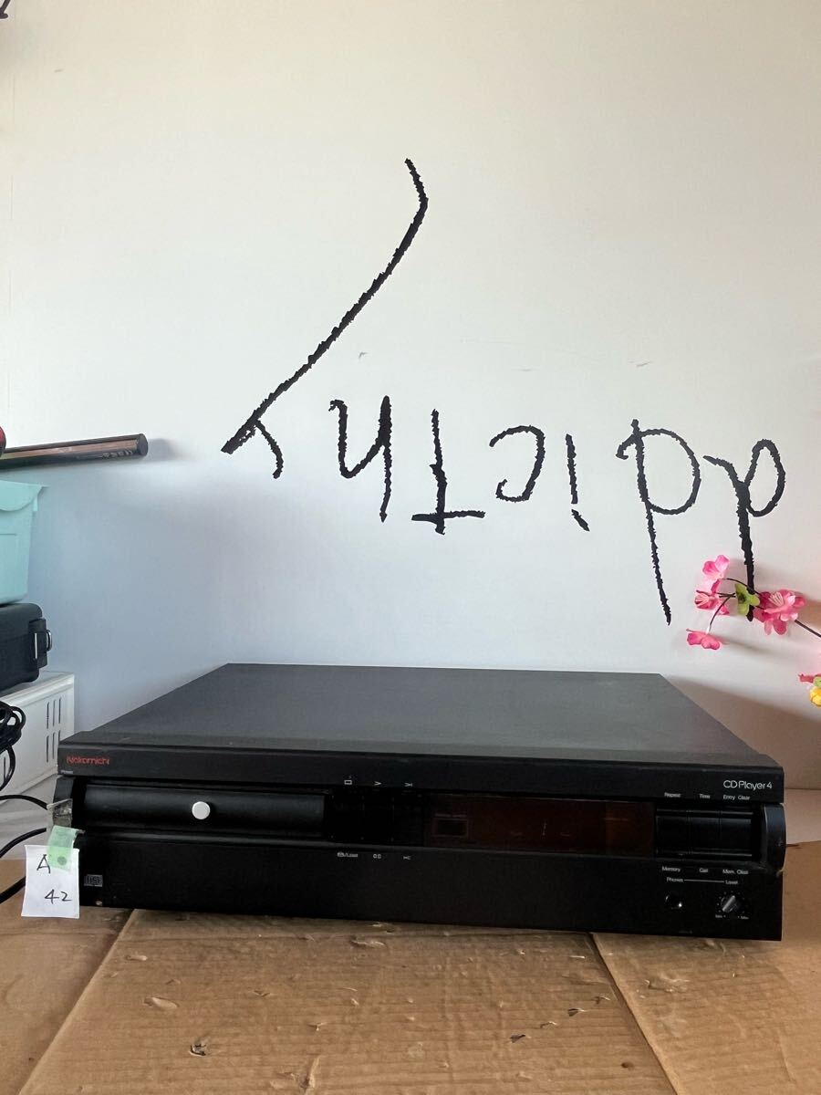 A/42 Nakamichi CDPlayer4 CDプレーヤー