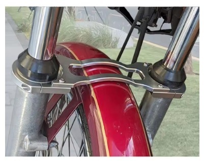 【送料無料】Harley ハーレー FXSTC ソフテイルカスタム FXDWG ワイドグライド フロント フォークブレース スタビライザー アルミ