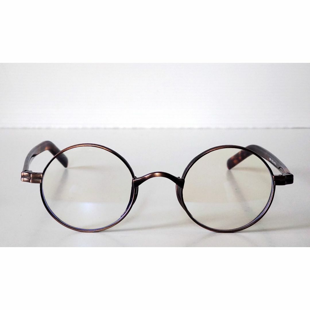 Round Spin EXQ ラウンドメガネ ブロンズ×べっ甲柄 02