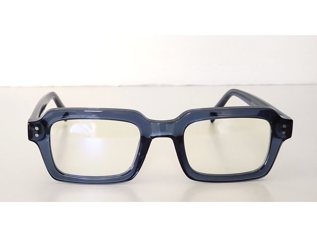 SQ Index クリアブルー スクエアメガネ 02