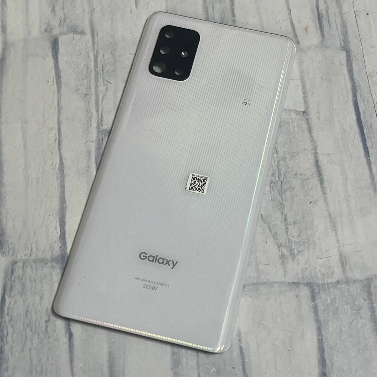 【純正中古部品】Galaxy A54 バックパネル(白）　※ジャンク本体より抽出
