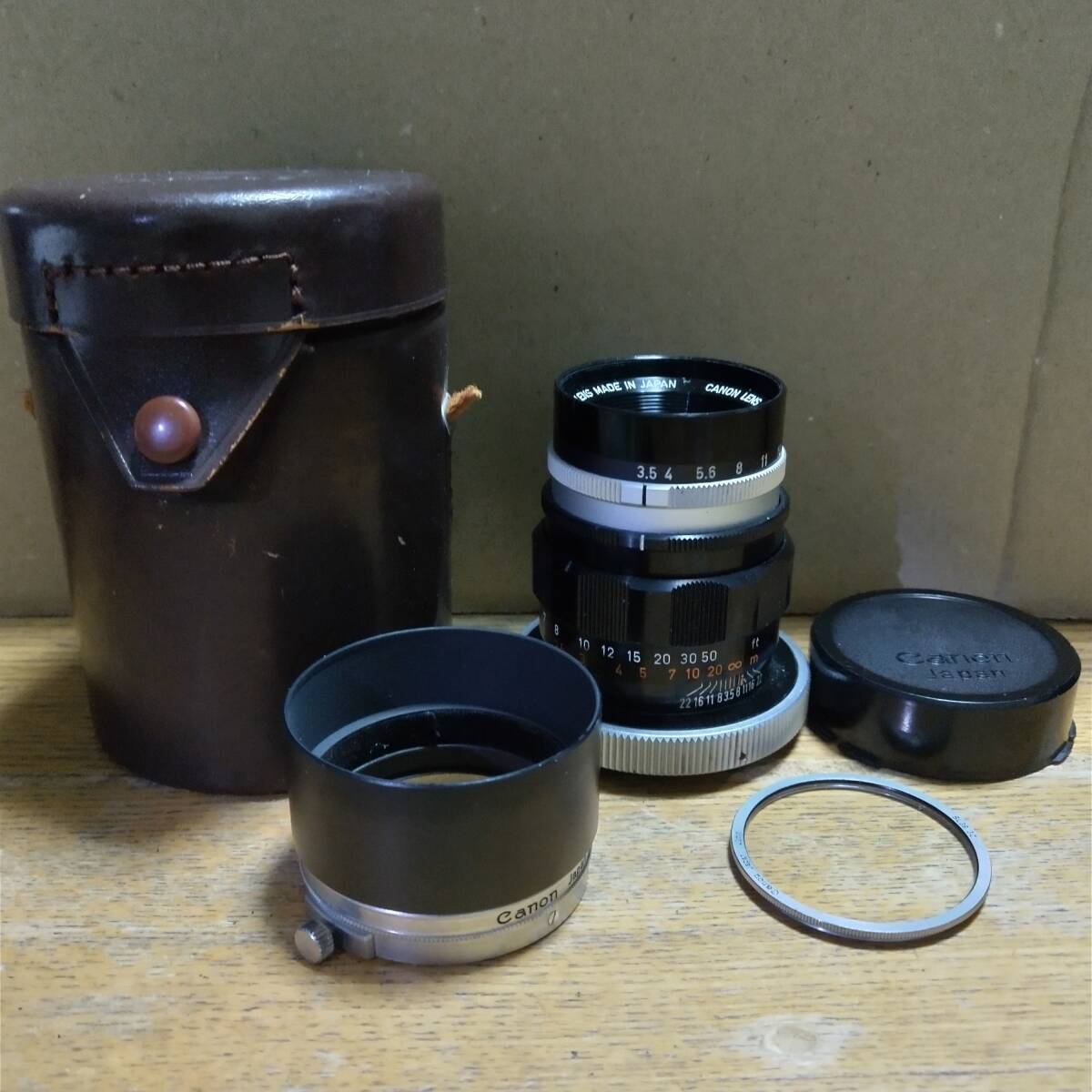 【外装美品】★CANON LENS R 100mm F3.5 FDマウント 単焦点 中望遠レンズ中玉曇り 動作品ですが現状★