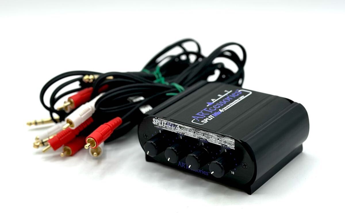 動作未確認■ART エーアールティー SPLITMix4 4ch パッシブ モノ ステレオスプリッター ミキサー アダプター■兵庫県姫路市から a2 25-3003