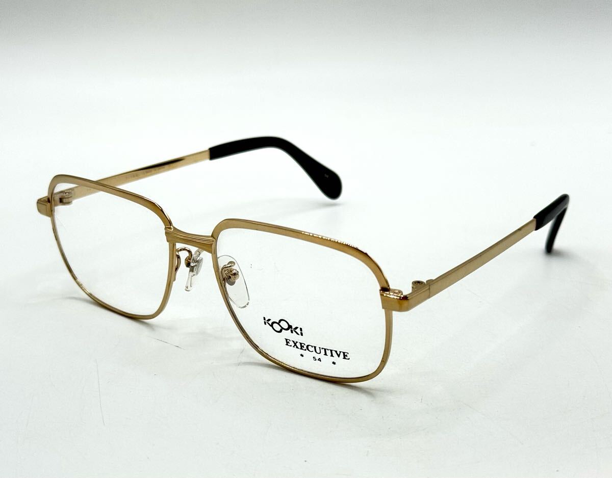 展示品■KOOKI KOKI MASUNAGA 増永眼鏡 EXECUTIVE 54□16 140 DX 1010 眼鏡 メガネ デッドストック 度なし■兵庫県姫路市から 25-2826