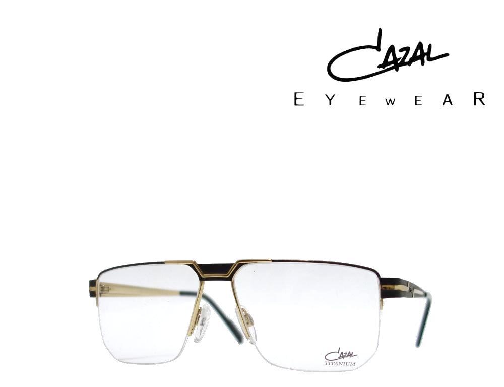 【CAZAL】　カザール メガネフレーム　MOD.7092　COL001　マットブラック・ゴールド　TITANIUM製　国内正規品