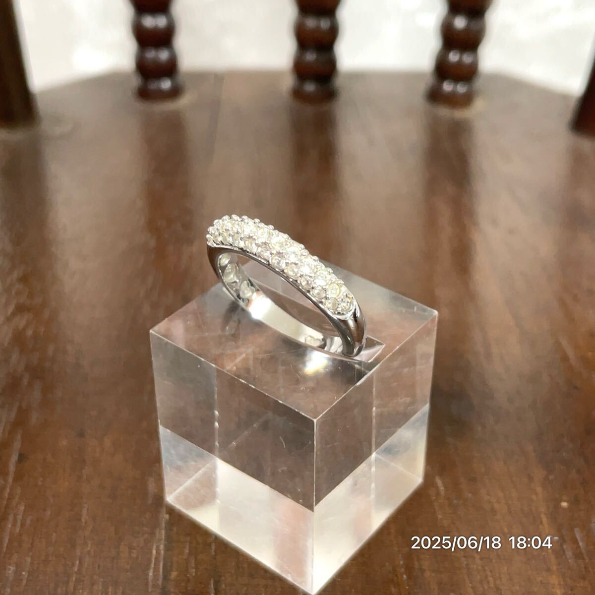 SWAROVSKI スワロフスキー ブランドロゴ シルバーカラー クリスタル ラインストーン ジルコニア リング 指輪 アクセサリー 装飾品 小物