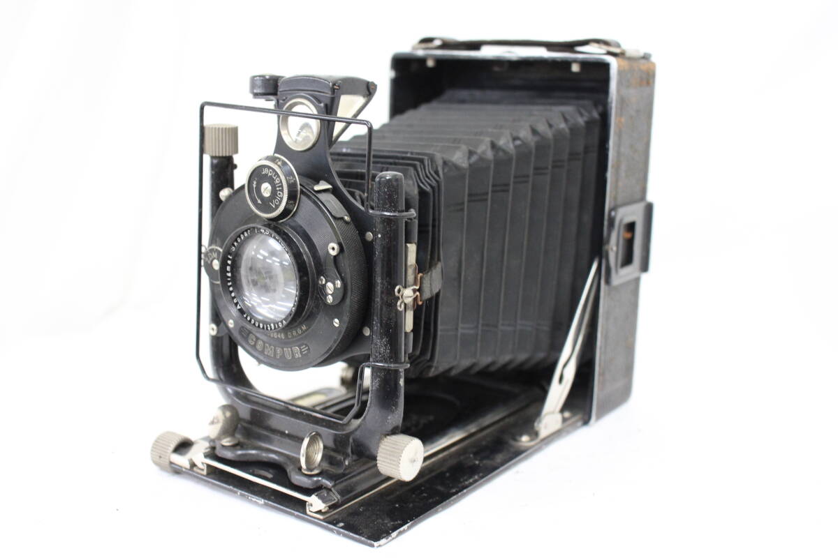 【訳あり品】 フォクトレンダー Voigtlander Skopar 13.5cm F4.5 蛇腹カメラ e1292