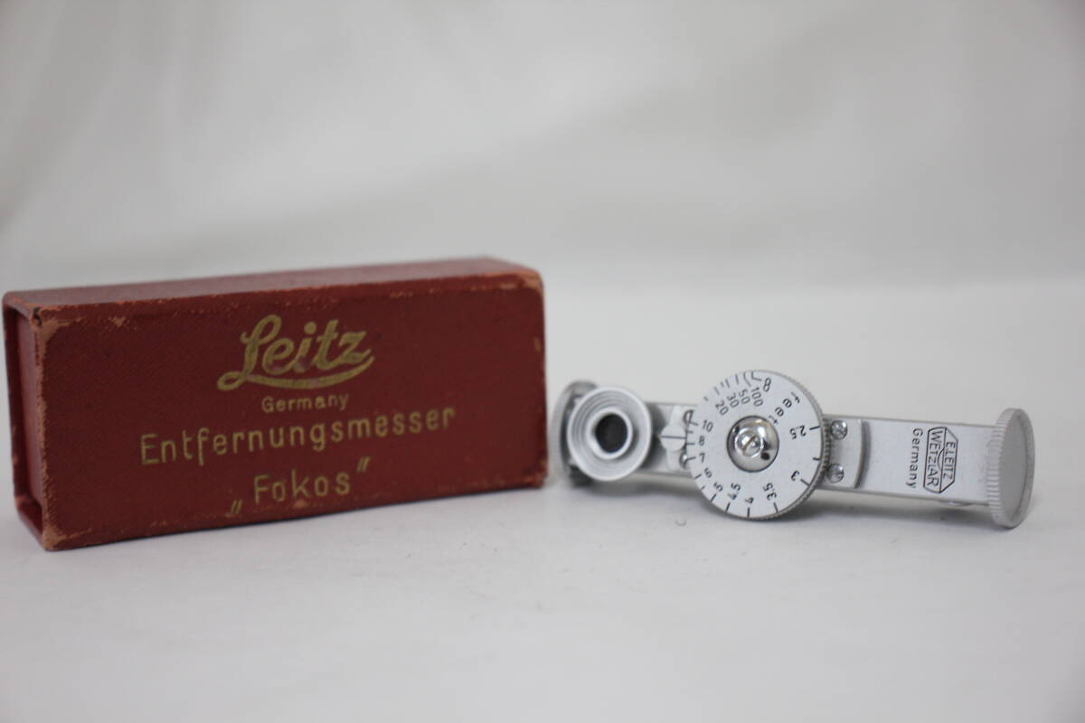 【返品保証】 【元箱付き】ライカ Leica Leitz Fokos Feet表記 距離計 e1521