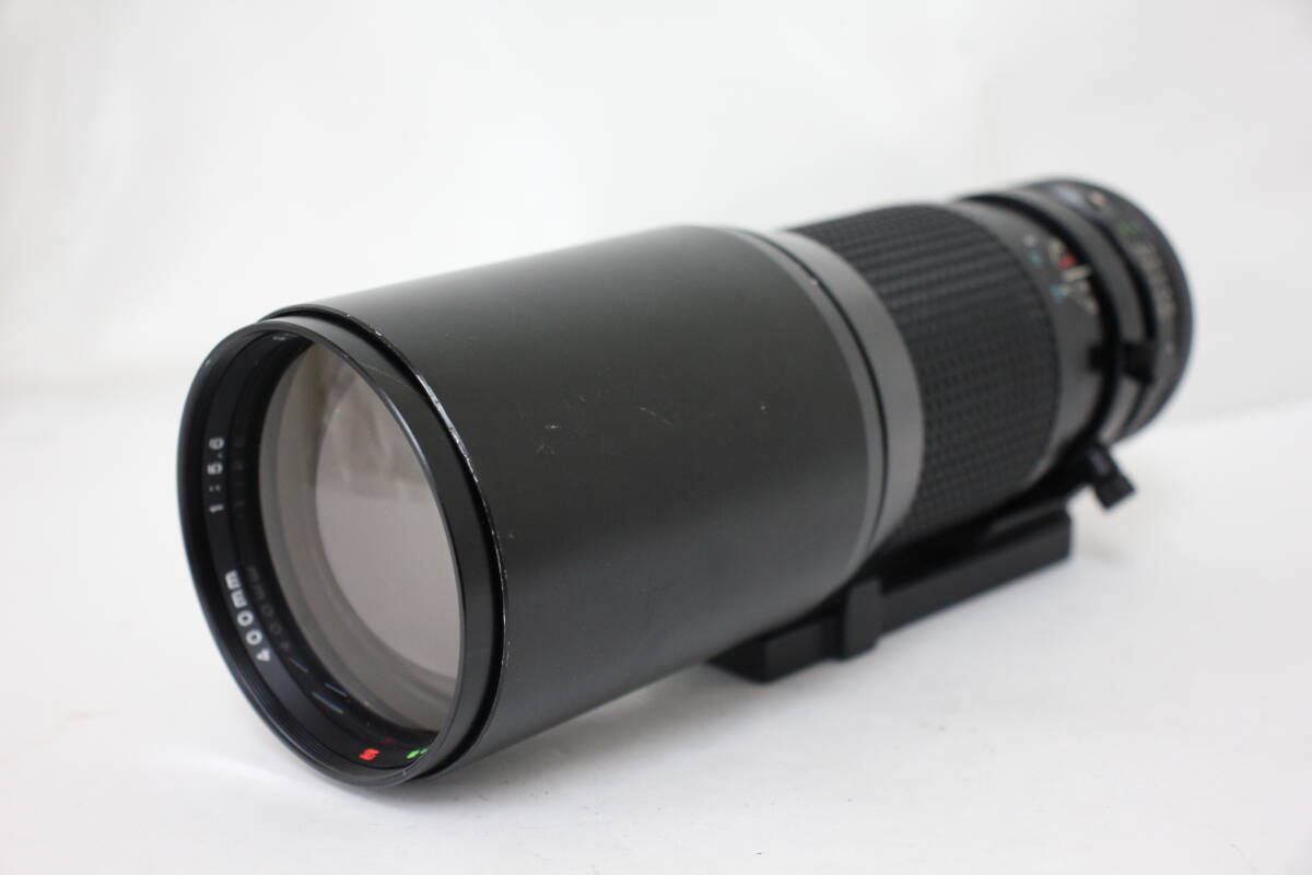 【返品保証】 トキナー Tokina RMC 400mm F5.6 三脚座付き キャノン FDマウント レンズ e1638