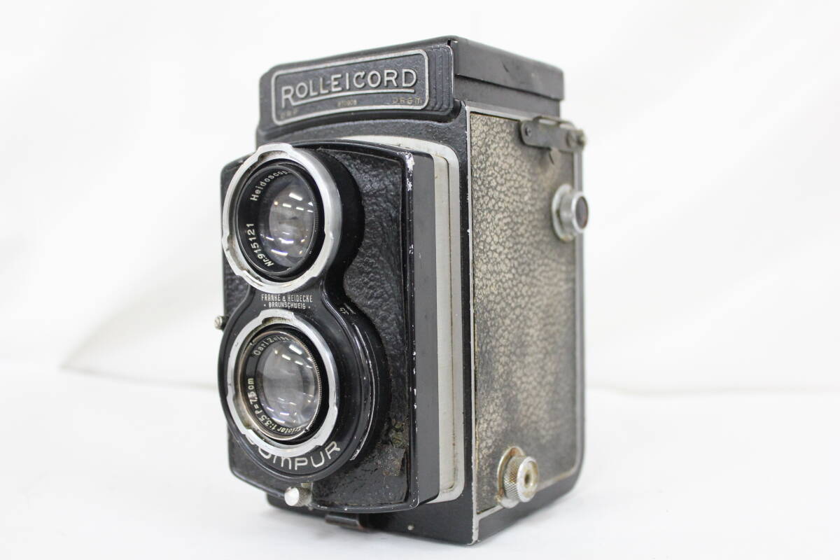 【訳あり品】 ローライ Rolleicord D.R.P 7.5cm F3.5 二眼カメラ M6658