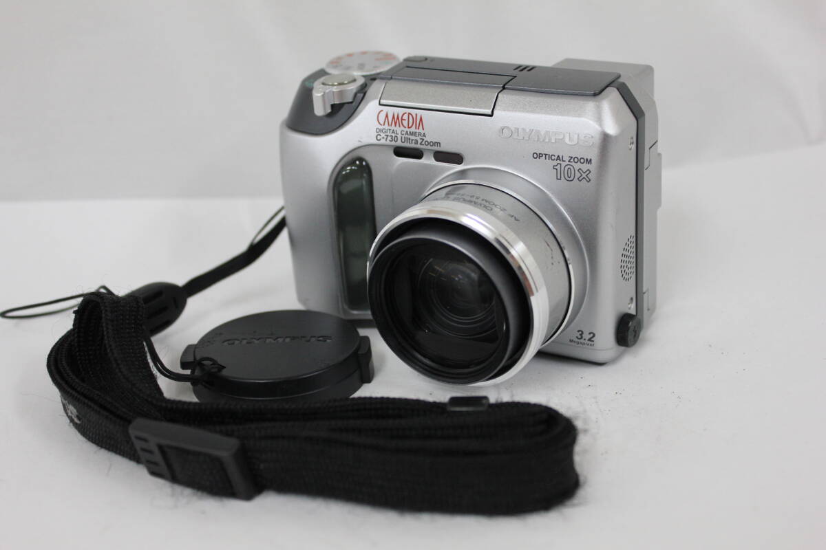 【返品保証】 【便利な単三電池で使用可】オリンパス Olympus C-730 10x コンパクトデジタルカメラ M6702