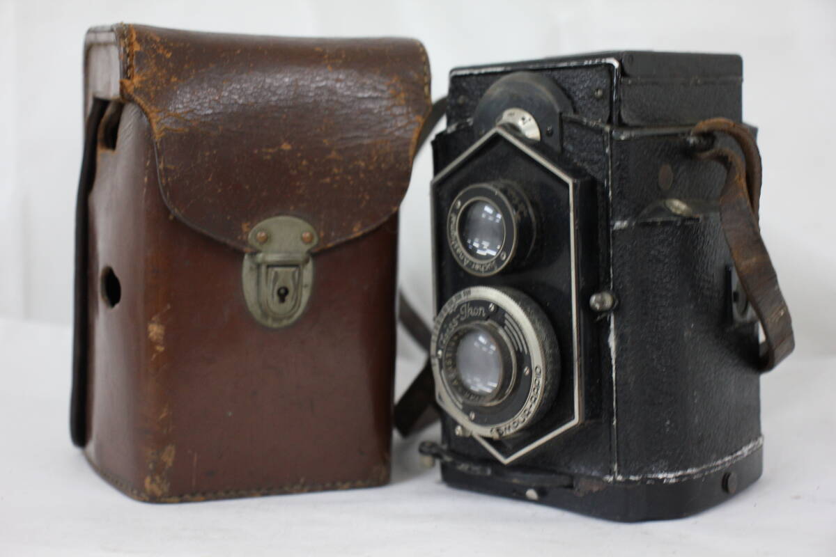 【訳あり品】 【希少】 ツァイスイコン Zeiss Ikon Novar-Anastigmat 8cm F4.5 二眼カメラ M6827