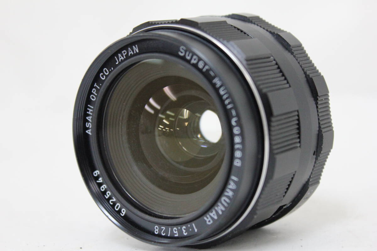 【返品保証】 ペンタックス Pentax Super-Multi-Coated Takumar 28mm F3.5 M42マウント レンズ e1699