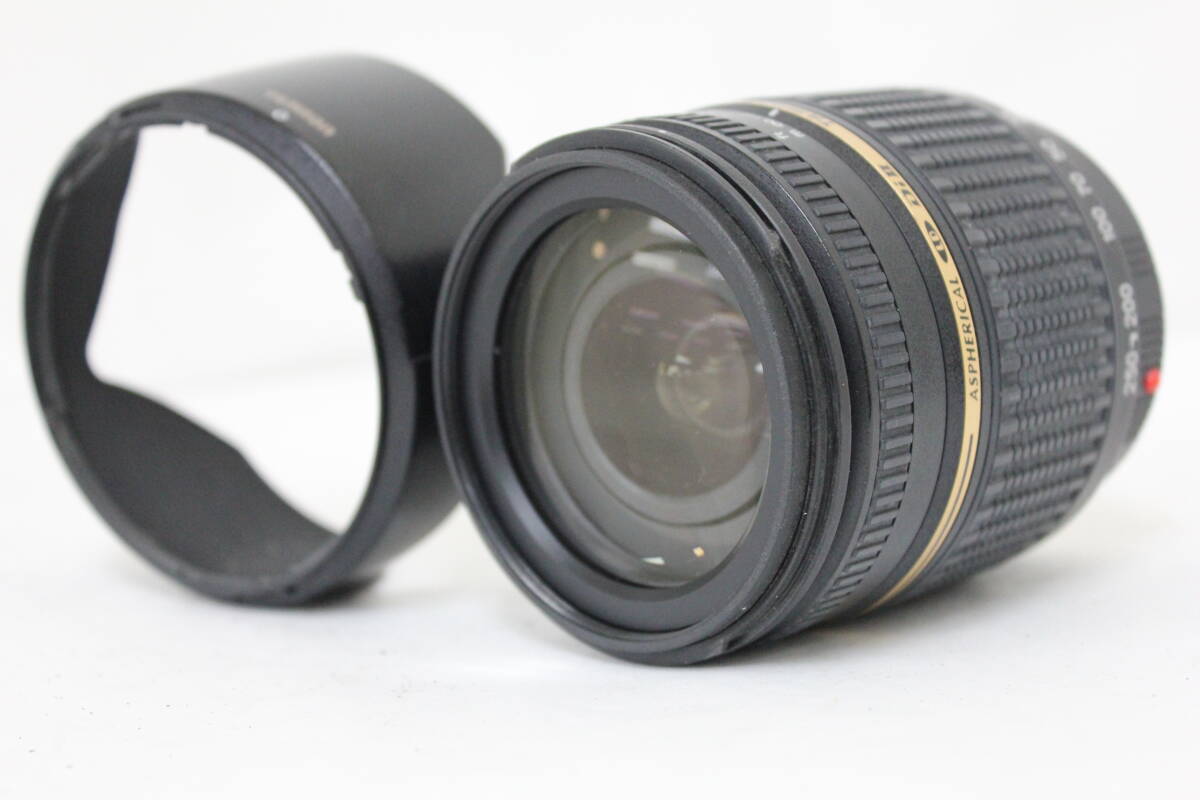 【返品保証】 タムロン Tamron DiII AF 18-250mm F3.5-6.3 Macro フード付き ソニーミノルタマウント レンズ e1704