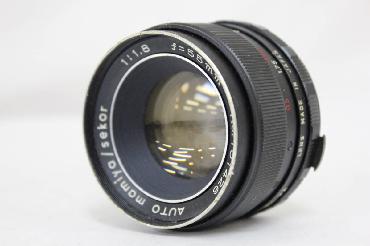 【返品保証】 マミヤ Mamiya Auto Mamiya/Sekor 55mm F1.8 M42マウント レンズ e1713