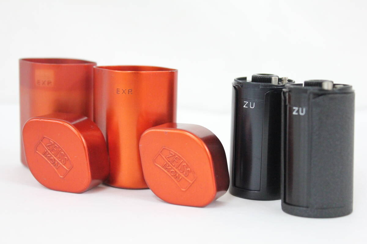 【訳あり品】 ツァイスイコン Zeiss Ikon フィルムマガジン パトローネ 2個セット 540/1 純正ケース付き M6910