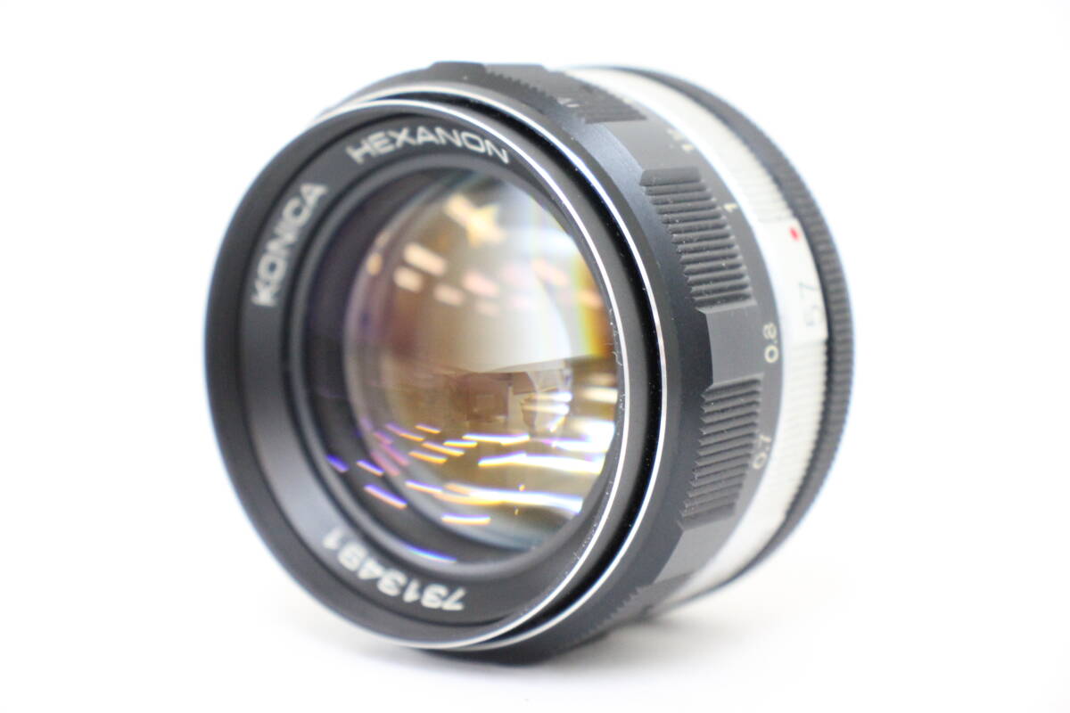 【返品保証】 コニカ KONICA HEXANON 57mm F1.4 レンズ e2001