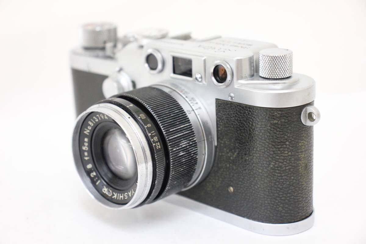 【訳あり品】 Leotax YASHICA YASHIKOR 5cm F2.8 ボディレンズセット e2011