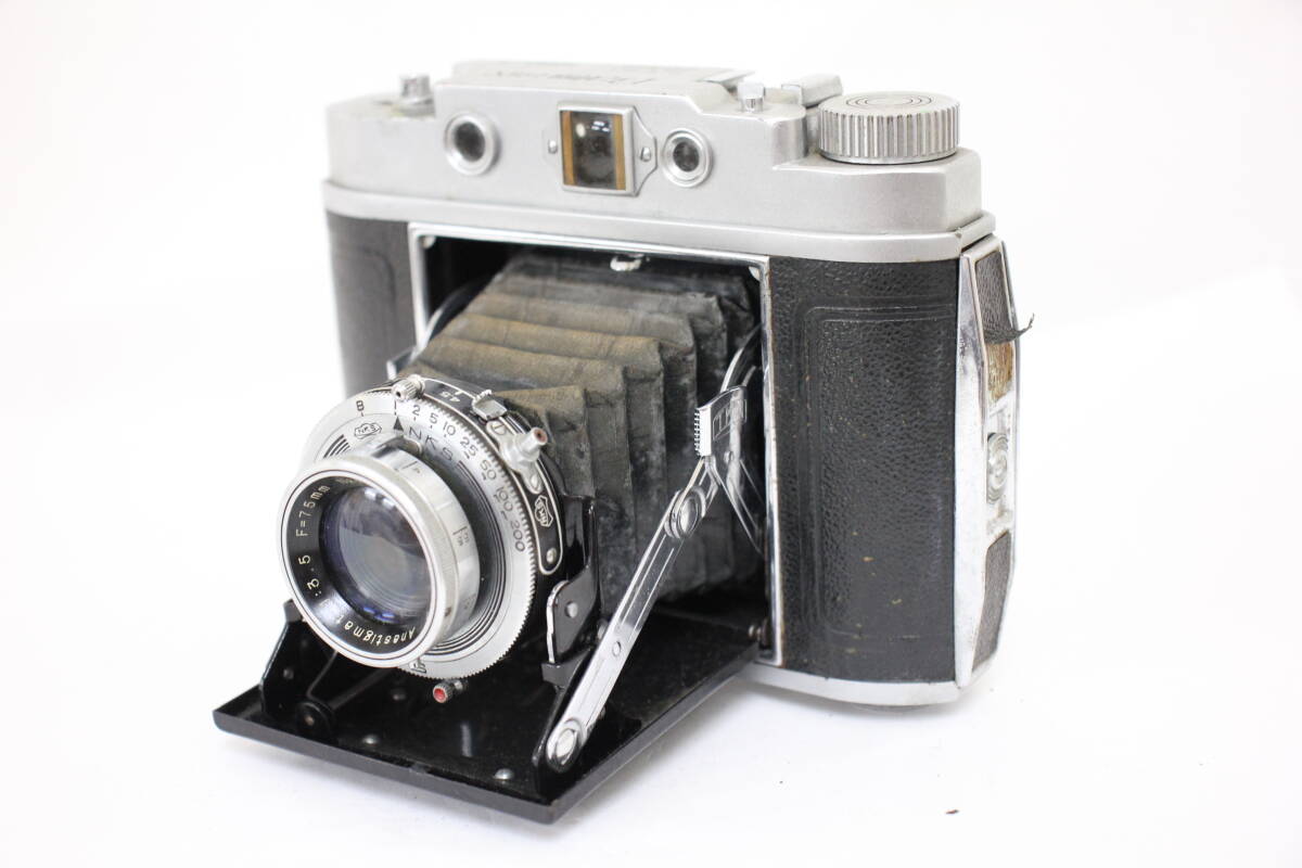 【訳あり品】 Balm six MODEL-1 Anastigmat 75mm F3.5 蛇腹カメラ e2076