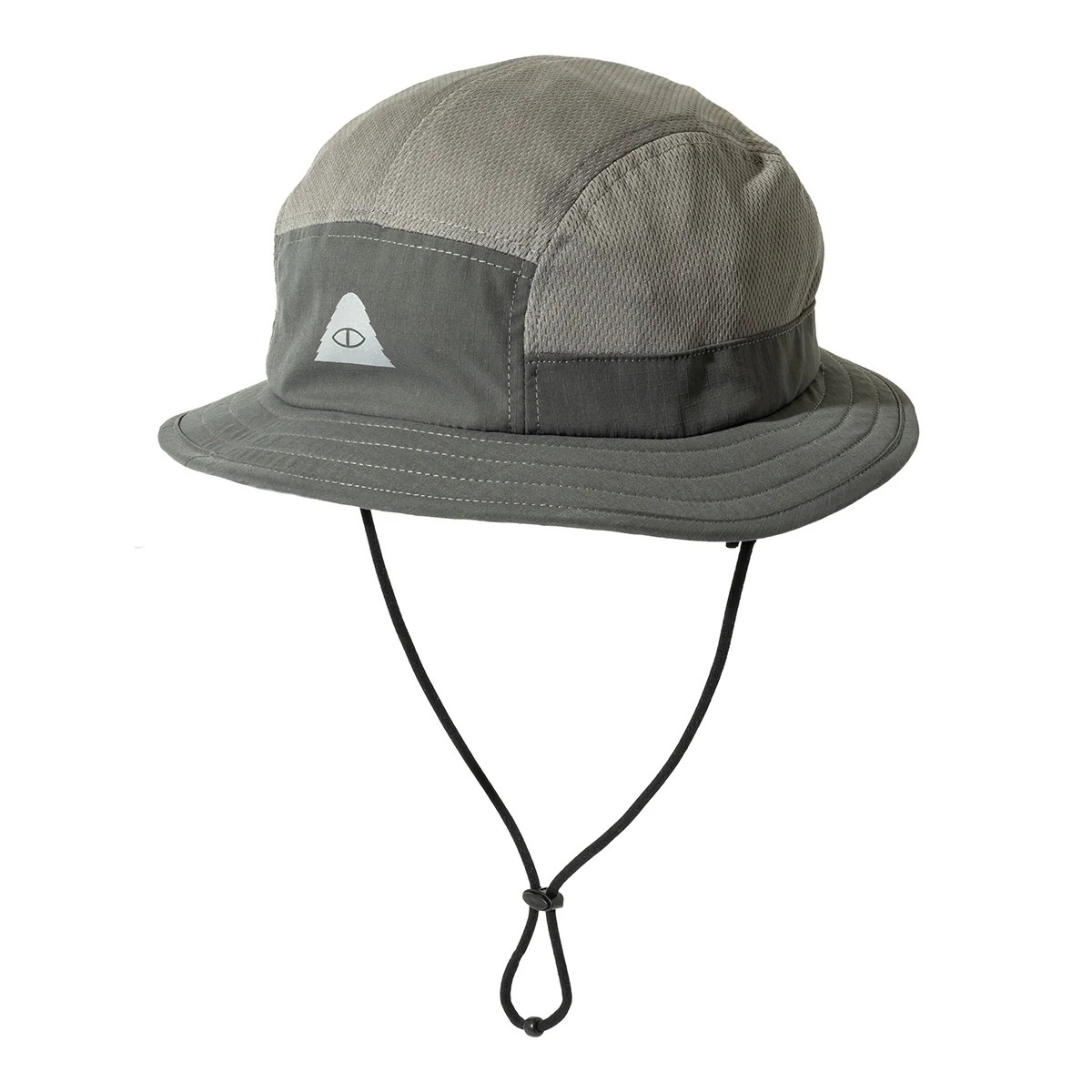 ☆sale/新品/正規品 POLER DRY DRAW CORD RUN HAT | Color：GRAY | Size：FREE | ポーラー / 吸湿速乾 / ハット
