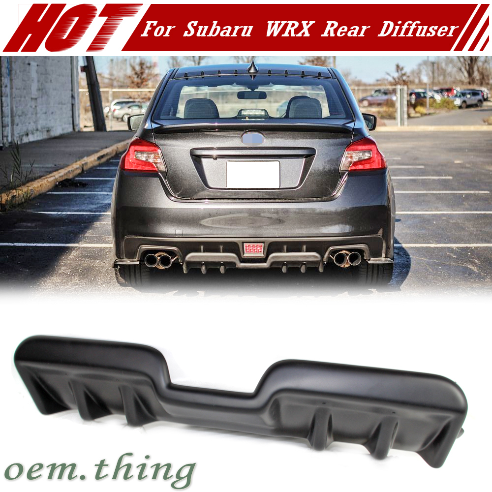 [在庫品] スバル WRX STI S4 VA系 リアバンパー ディフューザー スポイラー 素地 塗装なし 2015-2021 HT TYPE