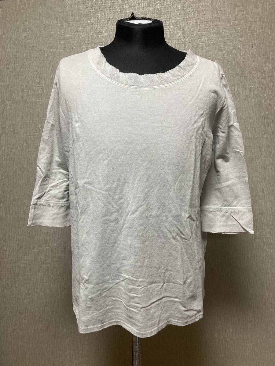 sensounico センソユニコ 慈雨 ジウ トップス カットソー チュニック 古着 レディース ４０ 綿100 五分袖 夏 慈-6-11
