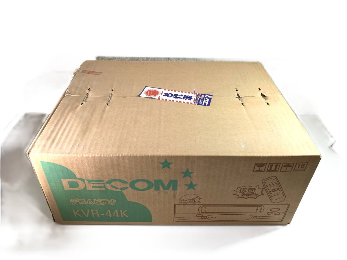u411 未使用品 未開封 DECOM デコムビデオ 大字電子 VHS ビデオデッキ　KVR-44K VIDEO DECK 希少 レア レトロ