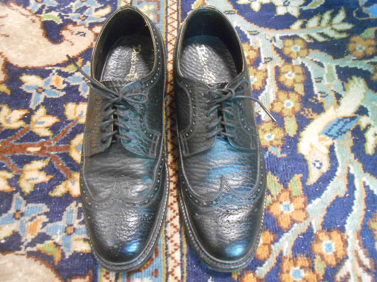 とても美品 超レア品 ビンテージ（70年代位） 恐らくアメリカンバッファローハイド 今はなきカナダ老舗 Dack's 英国製 8.5 C/D　26cm位