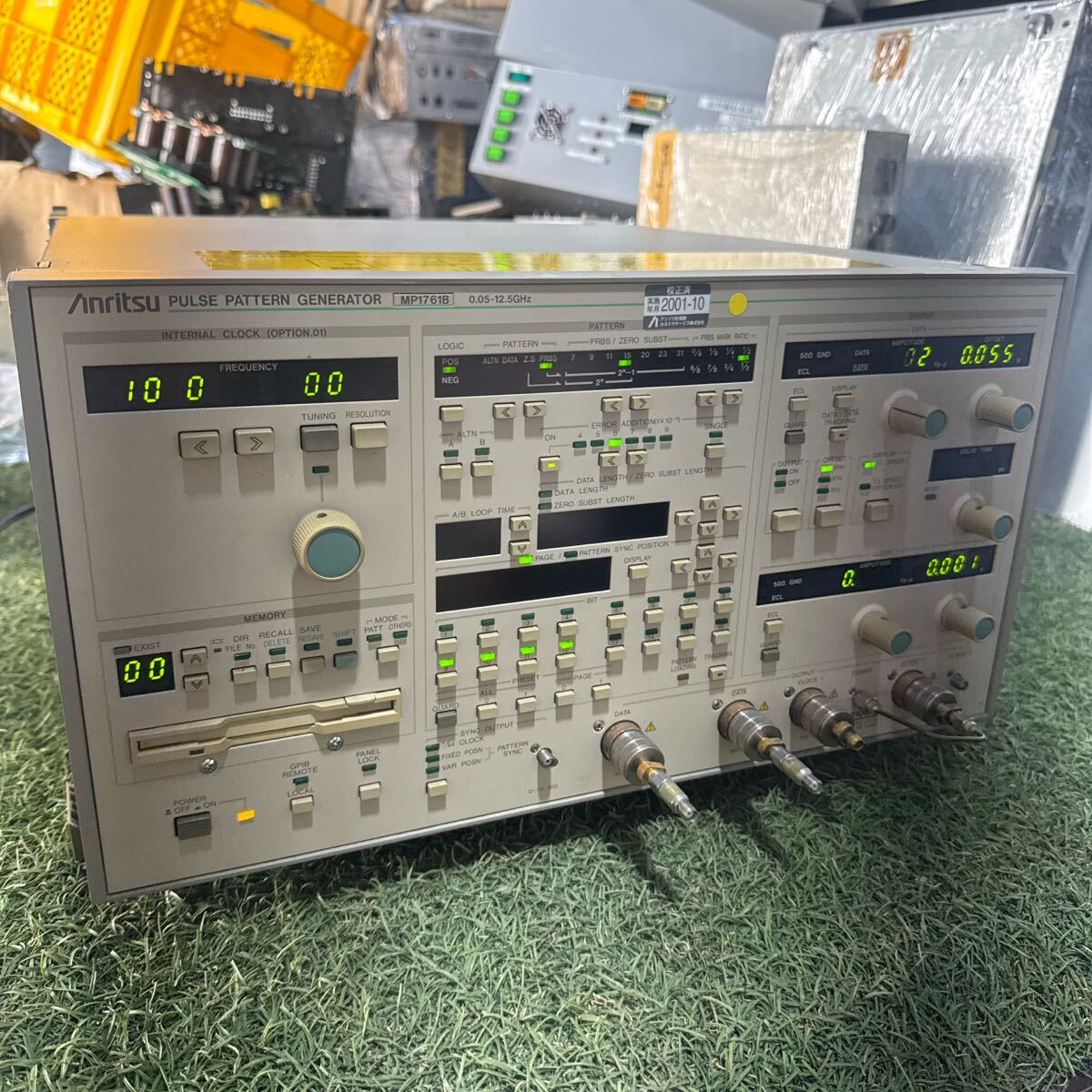 5G066 Anritsu/アンリツ 誤り率測定器 MP1761B /0.05～12.5GHz 動作保証　