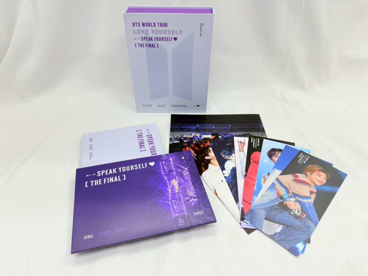 H1988*2　BTS　WORLD TOUR　LOVE YOURSELEF　SPEAK YOURSELF　［THE FINAL］　フォトカード　JUNG KOOK　DVD