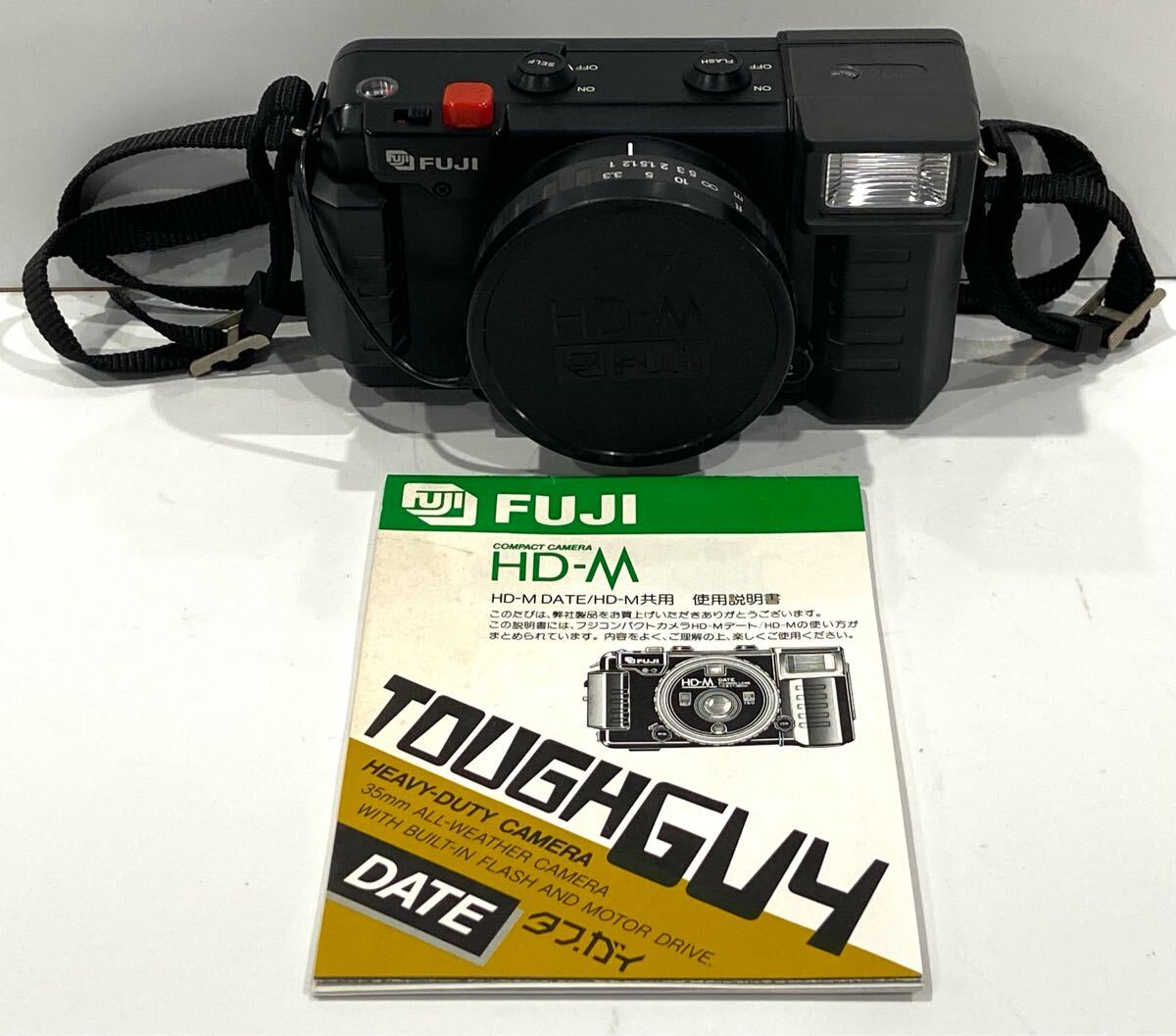 250620B☆ FUJIFILM HD-M コンパクトフィルムカメラ 取説付 ♪配送方法＝おてがる配送宅急便(EAZY)♪