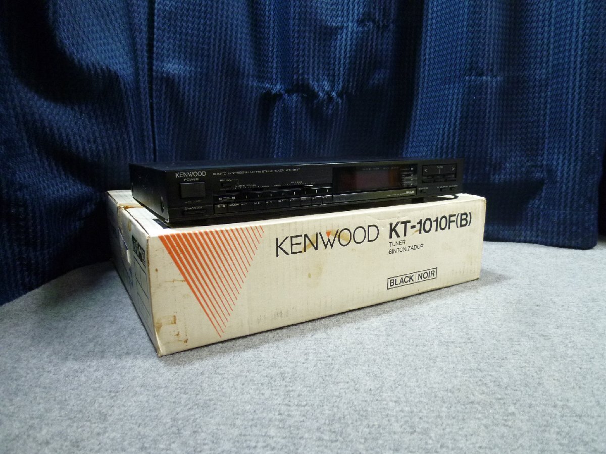 ▲ KENWOOD ケンウッド KT-1010F (B) BLACK FM/AMチューナー 元箱付 ▲