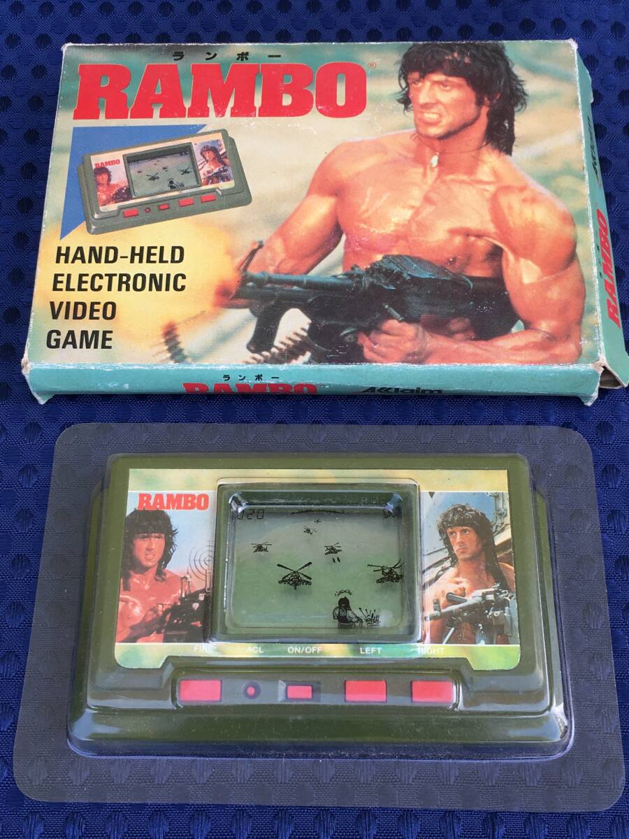 動作確認済 電子ゲーム ランボー RAMBO アクレイム Akklaim シルベスター・スタローン 液晶 LCD LSI ゲームウォッチ ゲーム&ウォッチ G&W