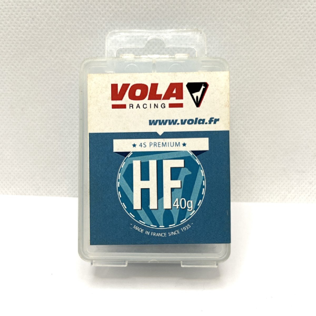 VOLA RACING スキーワックス 固形 HF 4S PREMIUM 40g REF240021 blue 未使用保管品 ヴォラ レーシング メンテナンス WAX 【道楽札幌】
