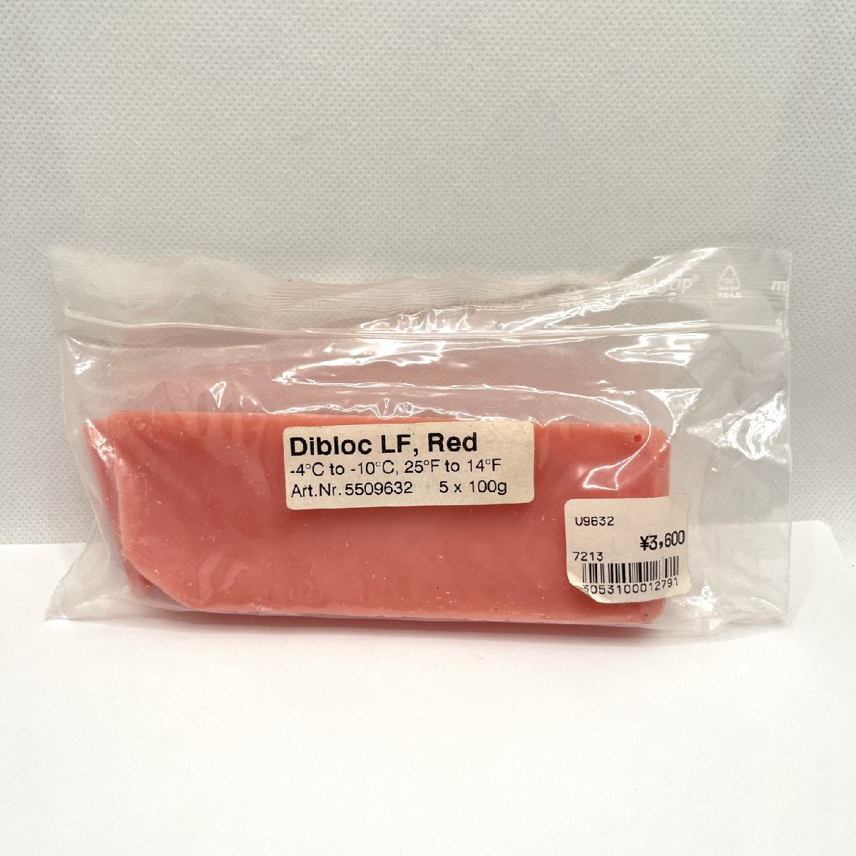 LF Dibloc Red -4℃ to -10℃ 約100g WAX 旧品 保管品 スキー スノボ 固形ワックス レッド 5509632 スノーボード SKI【道楽札幌】